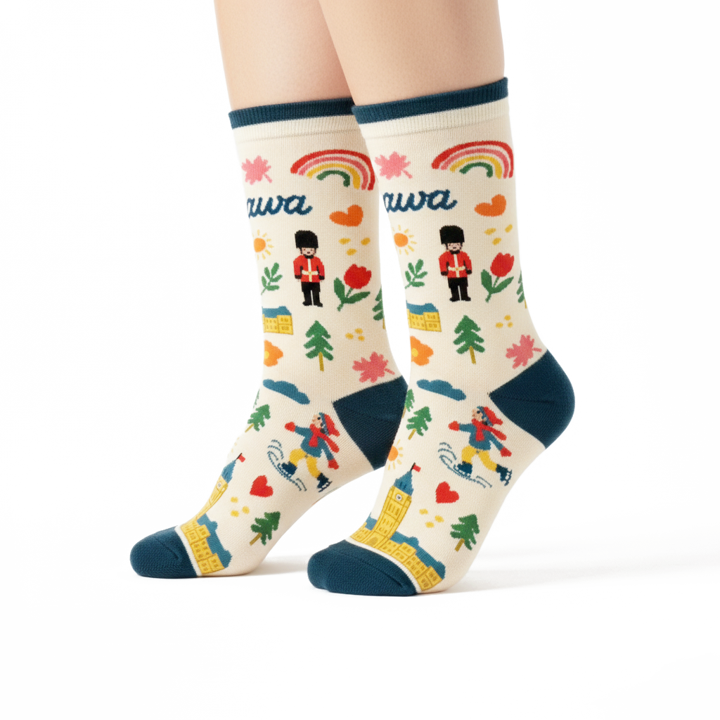 Ottawa Landmark Crew Socks
