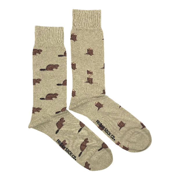 Friday Sock Co | Men's Socks Beaver & Log Socks
