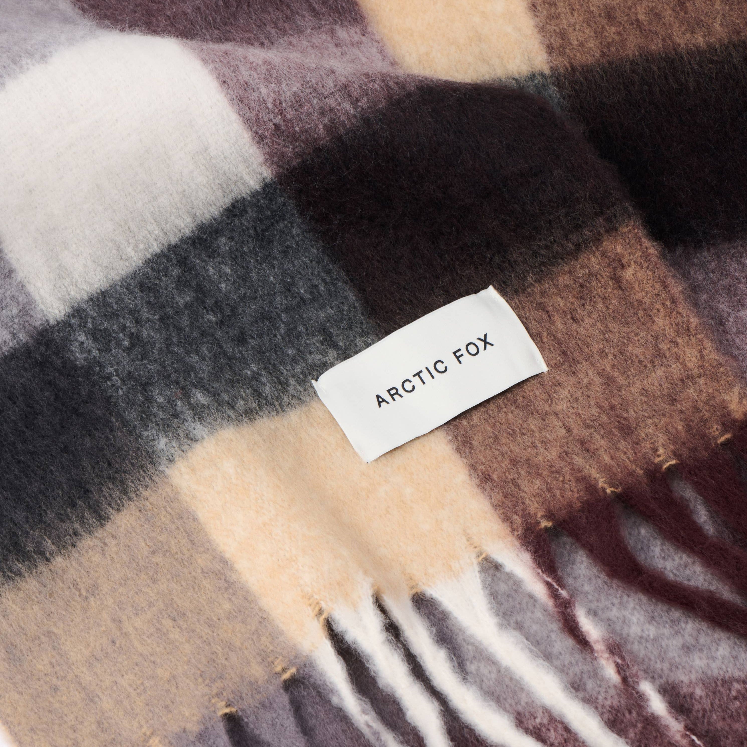 ARCTIC FOX | Reykjavik Scarf Purple/Brown