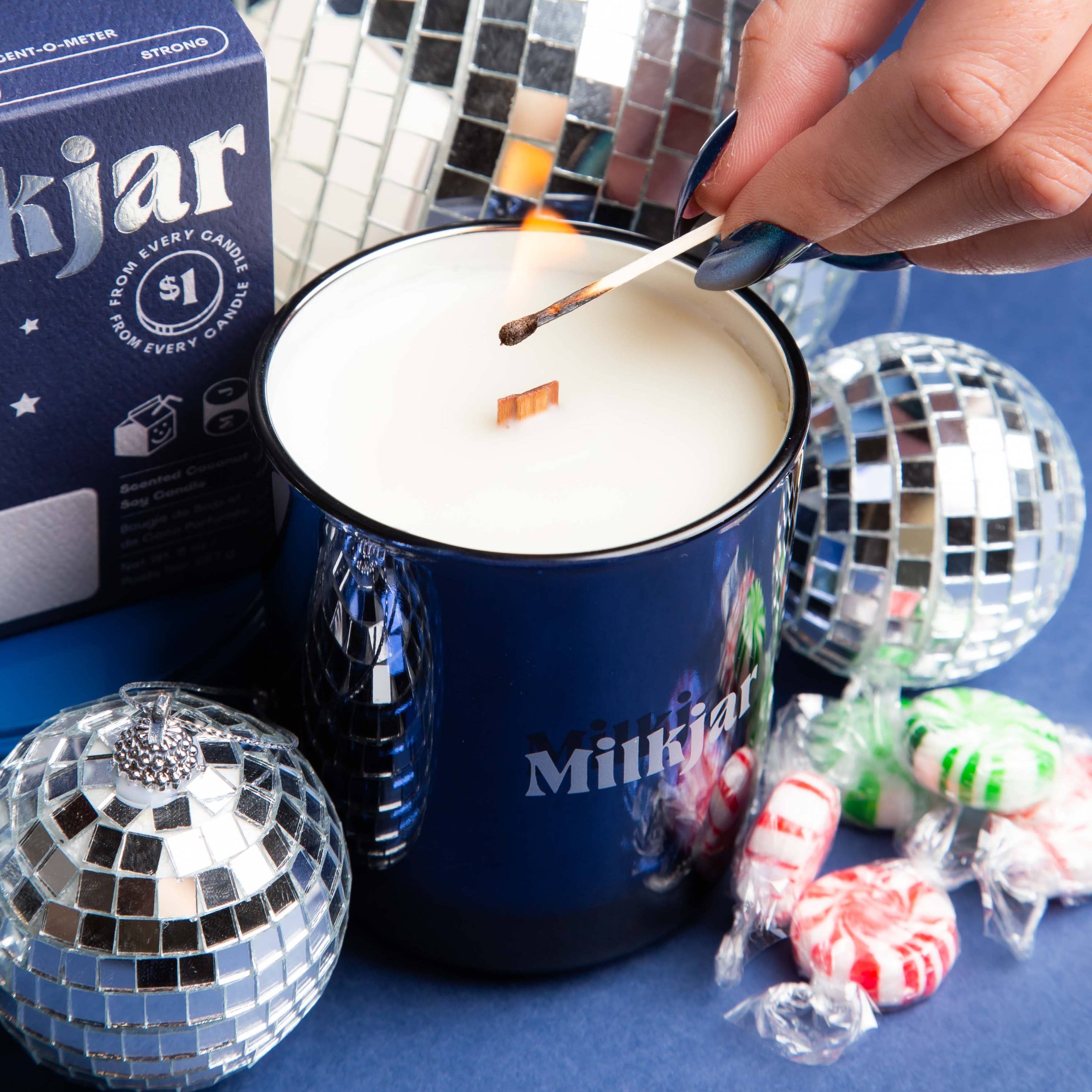 Milk Jar Candle | Pattie