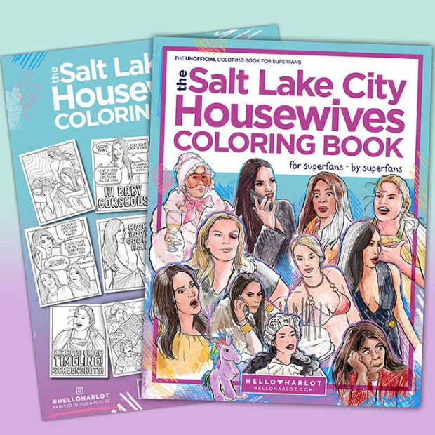 Housewives of Salt Lake City Coloring Book