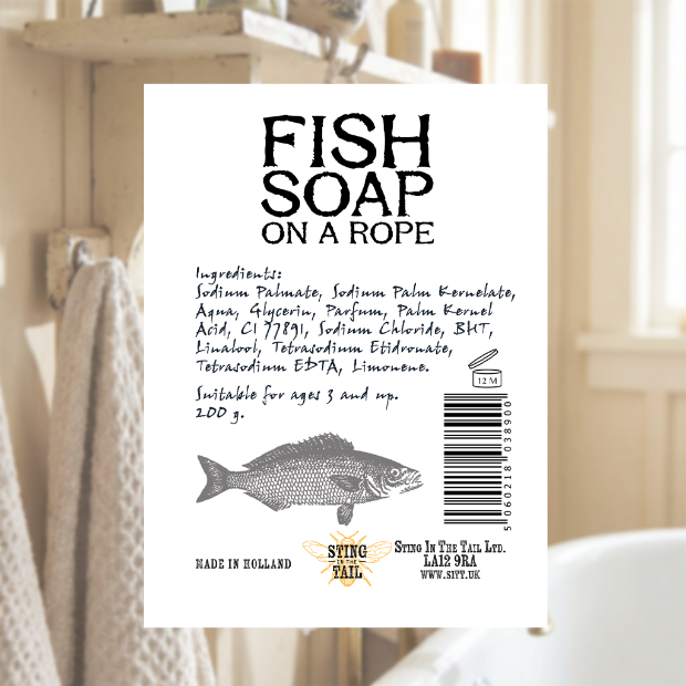 FISH SOAP ON A ROPE
