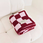 ARCTIC FOX | The Teddy Throw Pink Check