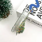 Christmas Tree Hair Claw Clip