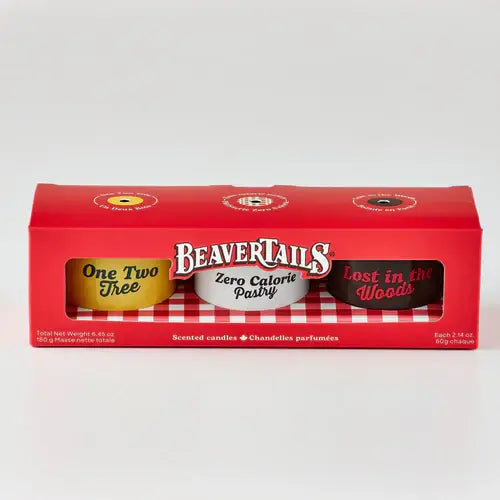 Beaver Tails 3-Pack Candle Set