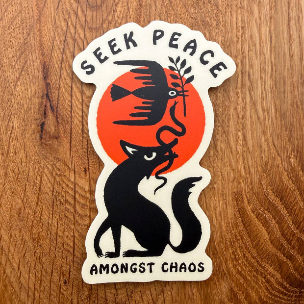 Seek Peace Vinyl Sticker