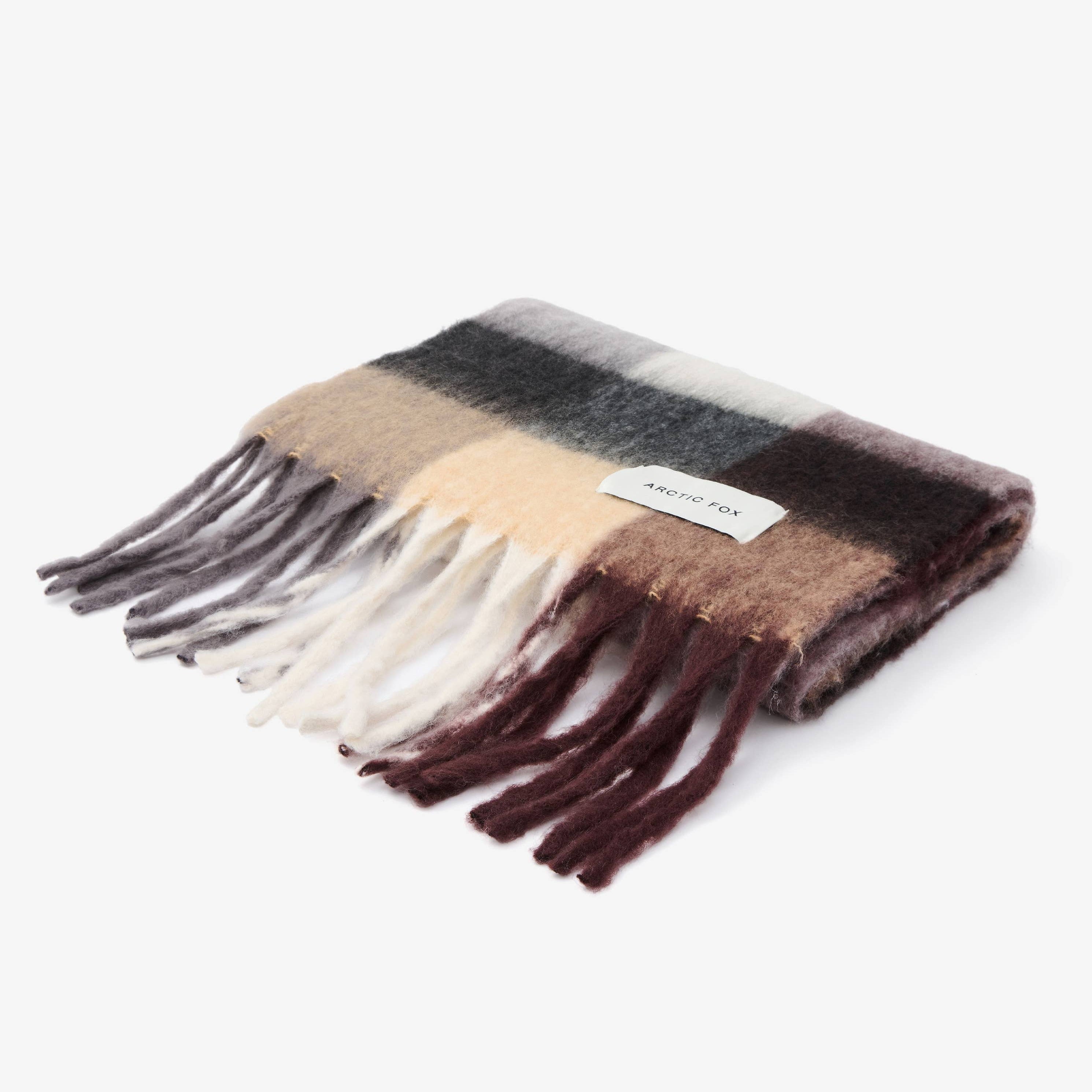 ARCTIC FOX | Reykjavik Scarf Purple/Brown