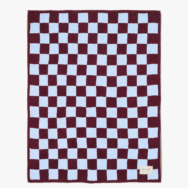 ARCTIC FOX | The Teddy Throw Blue Check