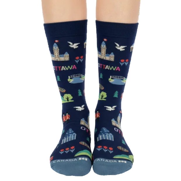 Ottawa Landmark Crew Socks