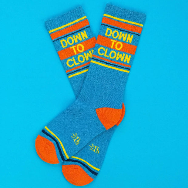 Down To Clown Gym Socks