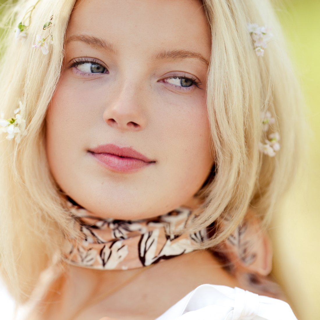 Handker Bandana | Pink & White Floral