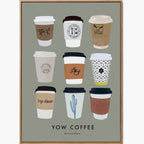 Ottawa Coffee Art Print (Unframed)