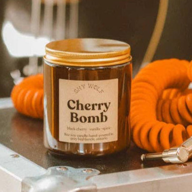 Shy Wolf Candle | Cherry Bomb