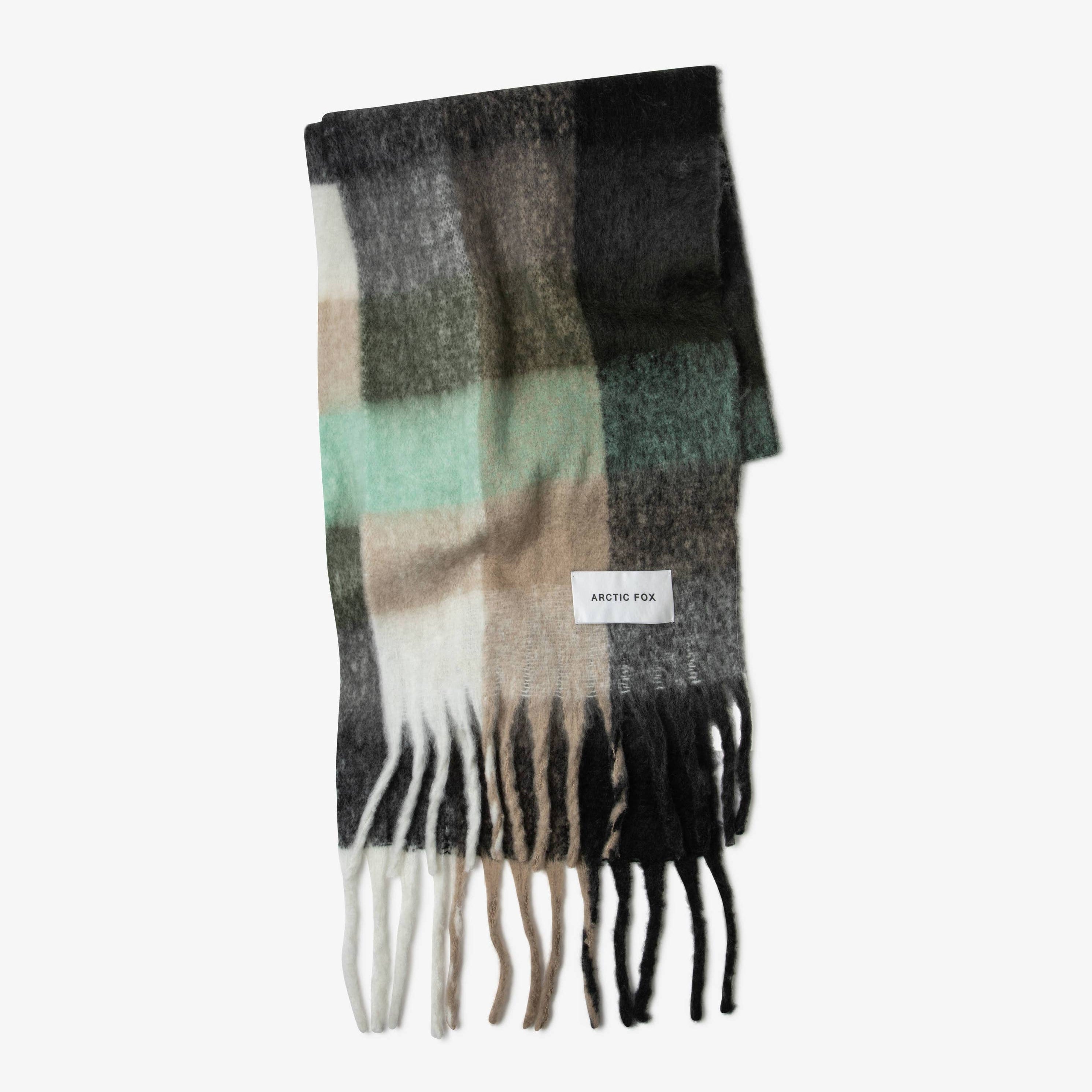 ARCTIC FOX | Reykjavik Scarf Black Check