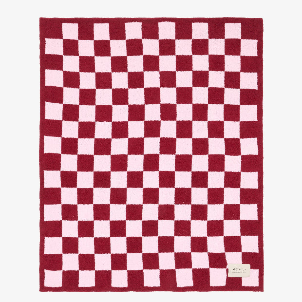 ARCTIC FOX | The Teddy Throw Pink Check