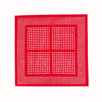 Red Check Windowpane Bandana