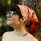 Handker Bandana | Red and Pink Floral