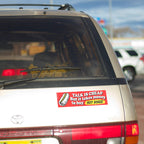 Talk is Cheap HOT DOGS Bumper Sticker