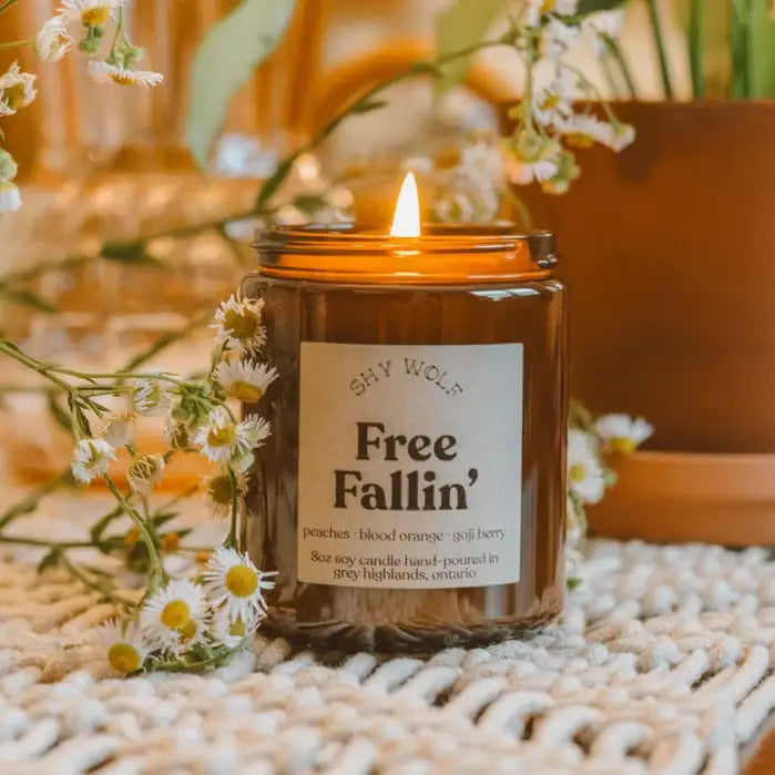 Shy Wolf Soy Candle | Free Fallin'