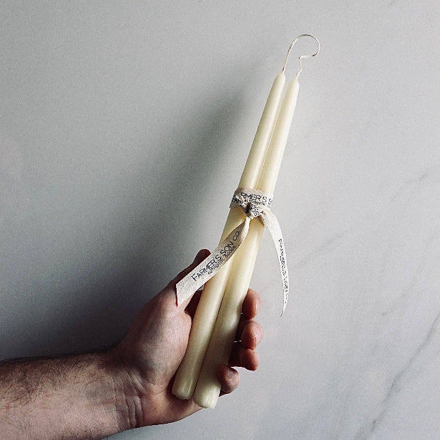 Farmer's Son Co. | Ivory Taper Candles Set