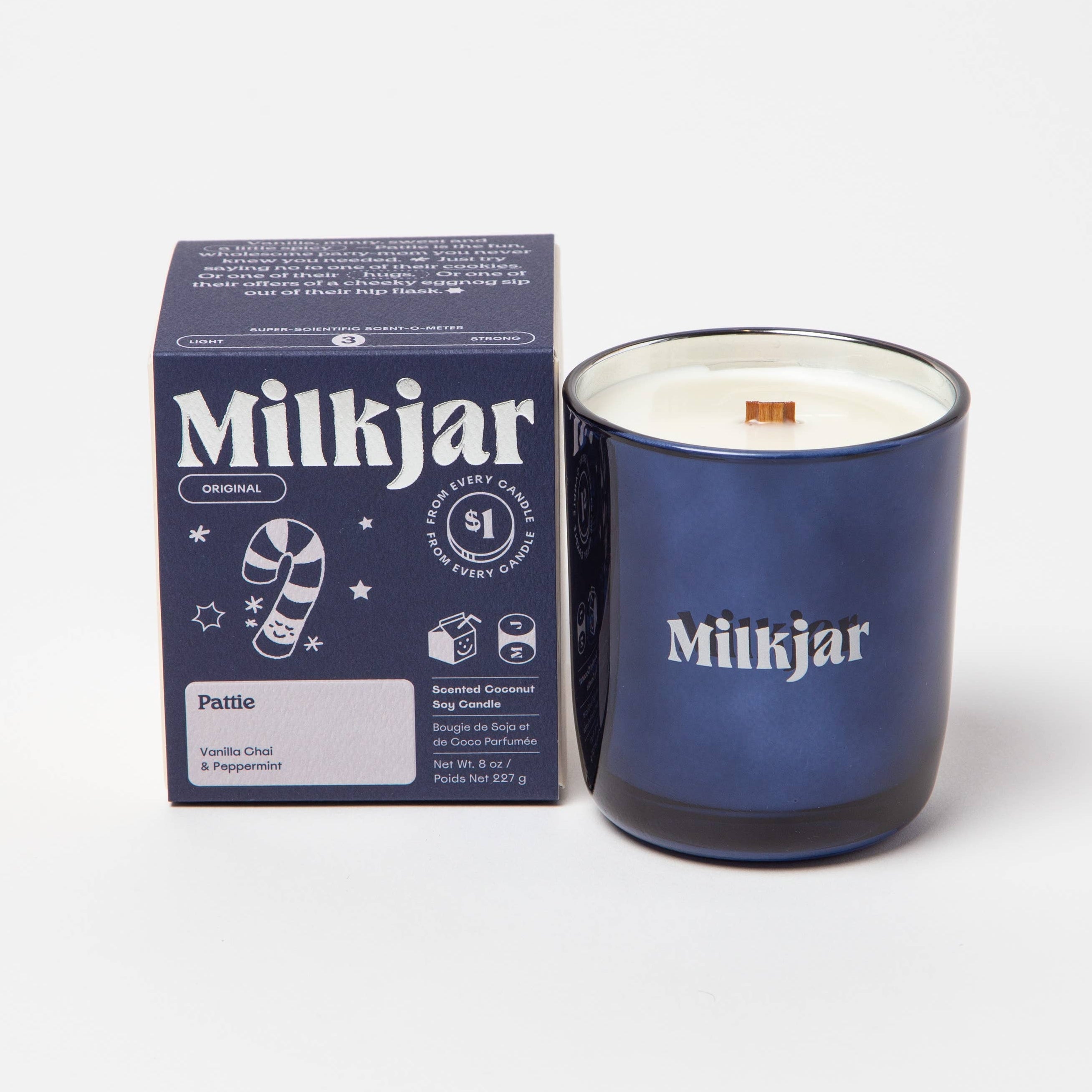 Milk Jar Candle | Pattie