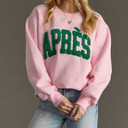 Pink & Green Apres Sweatshirt