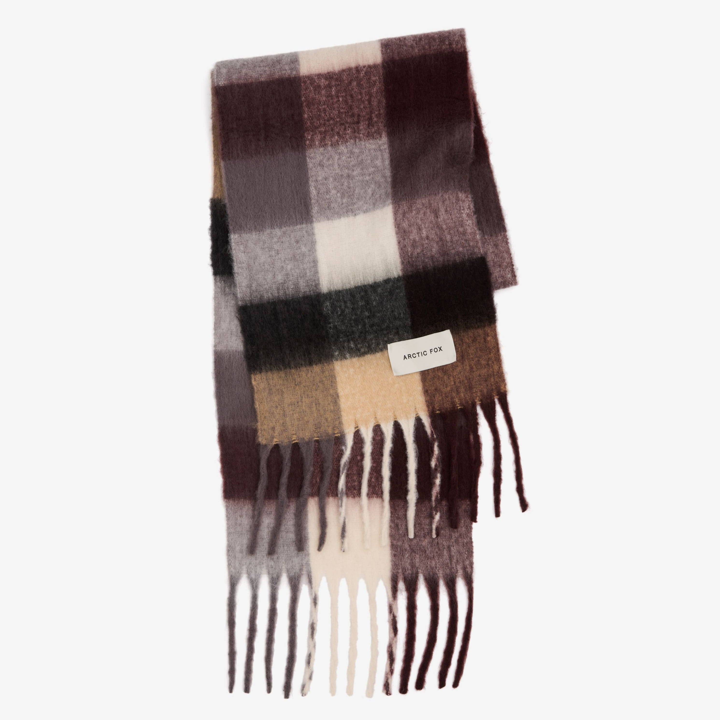 ARCTIC FOX | Reykjavik Scarf Purple/Brown