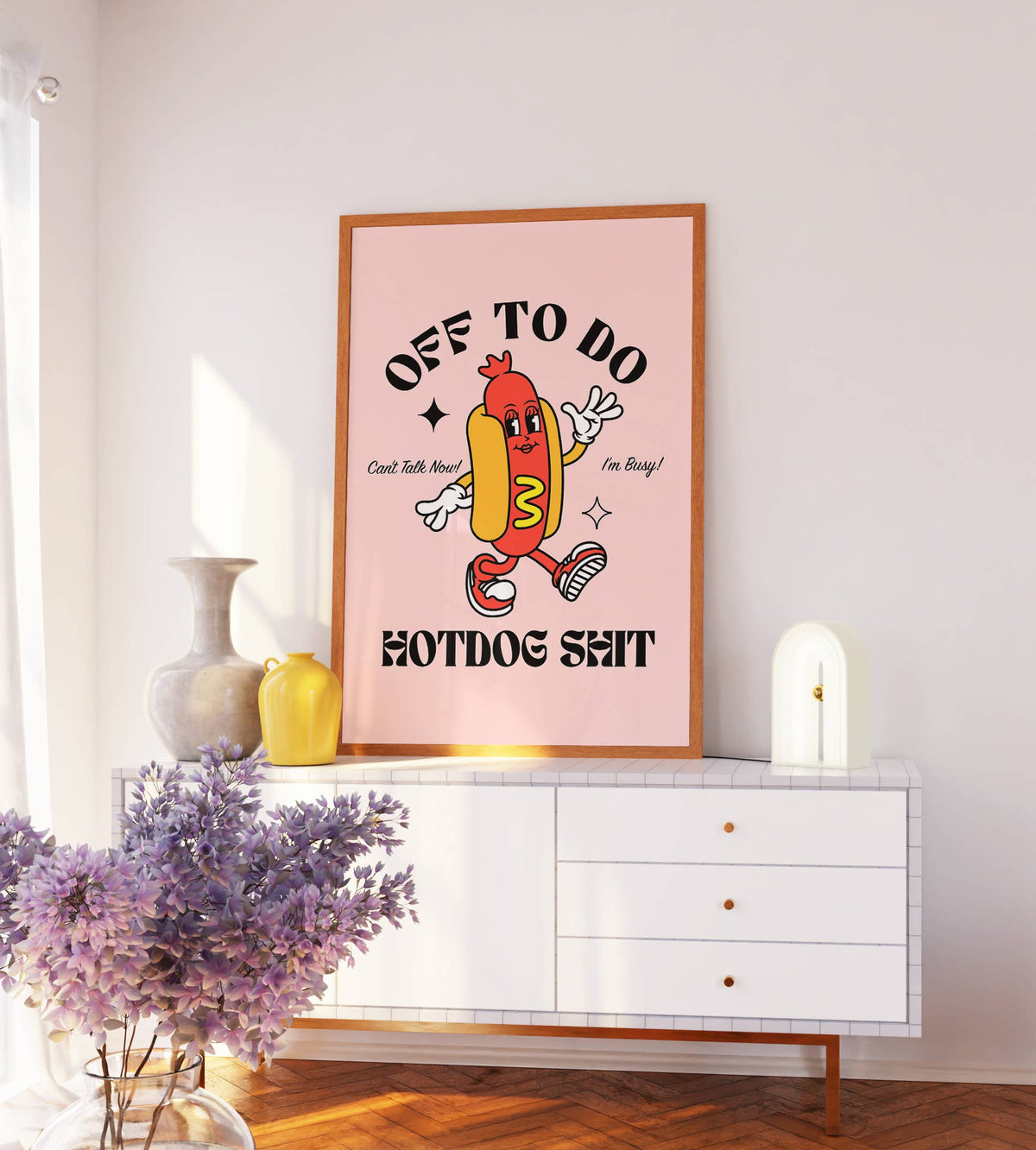 Off to do Hotdog Shit Print