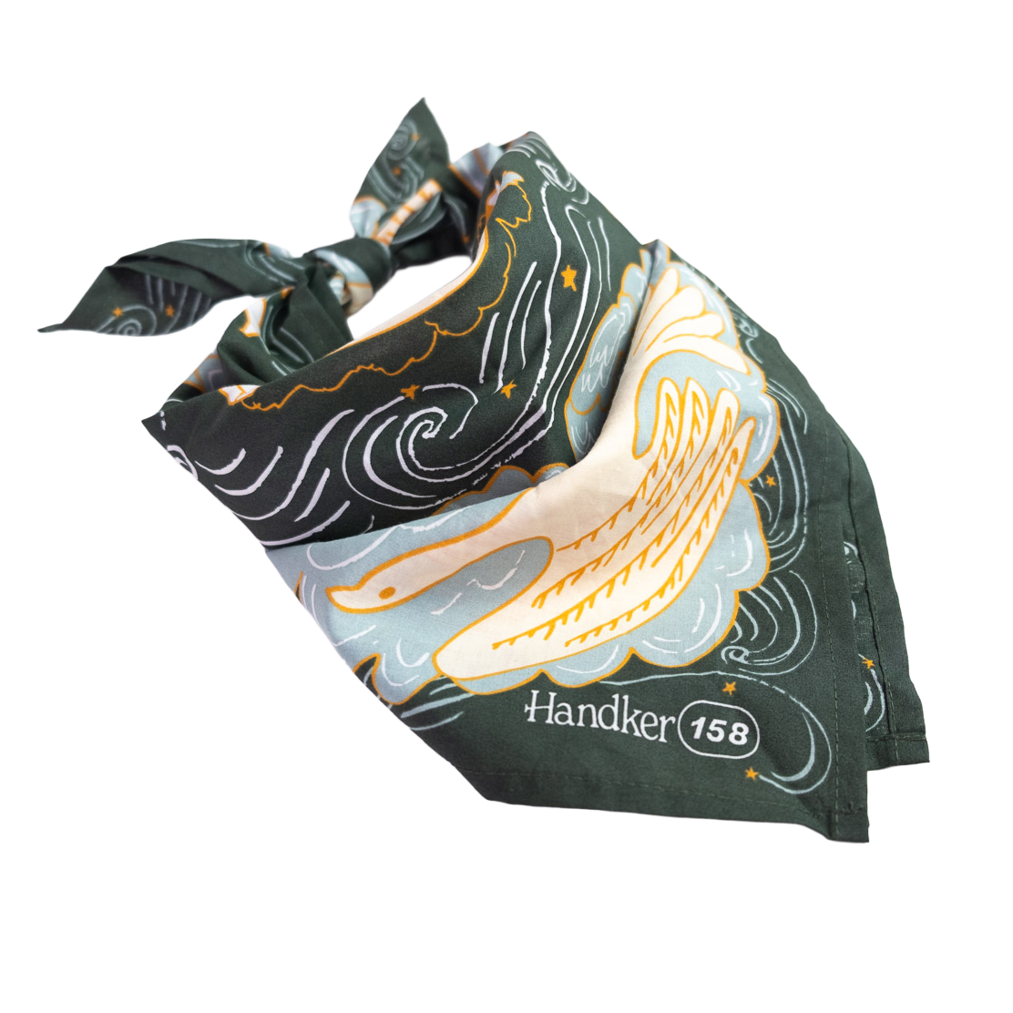 Handker Bandana | Luna Bird in the Clouds