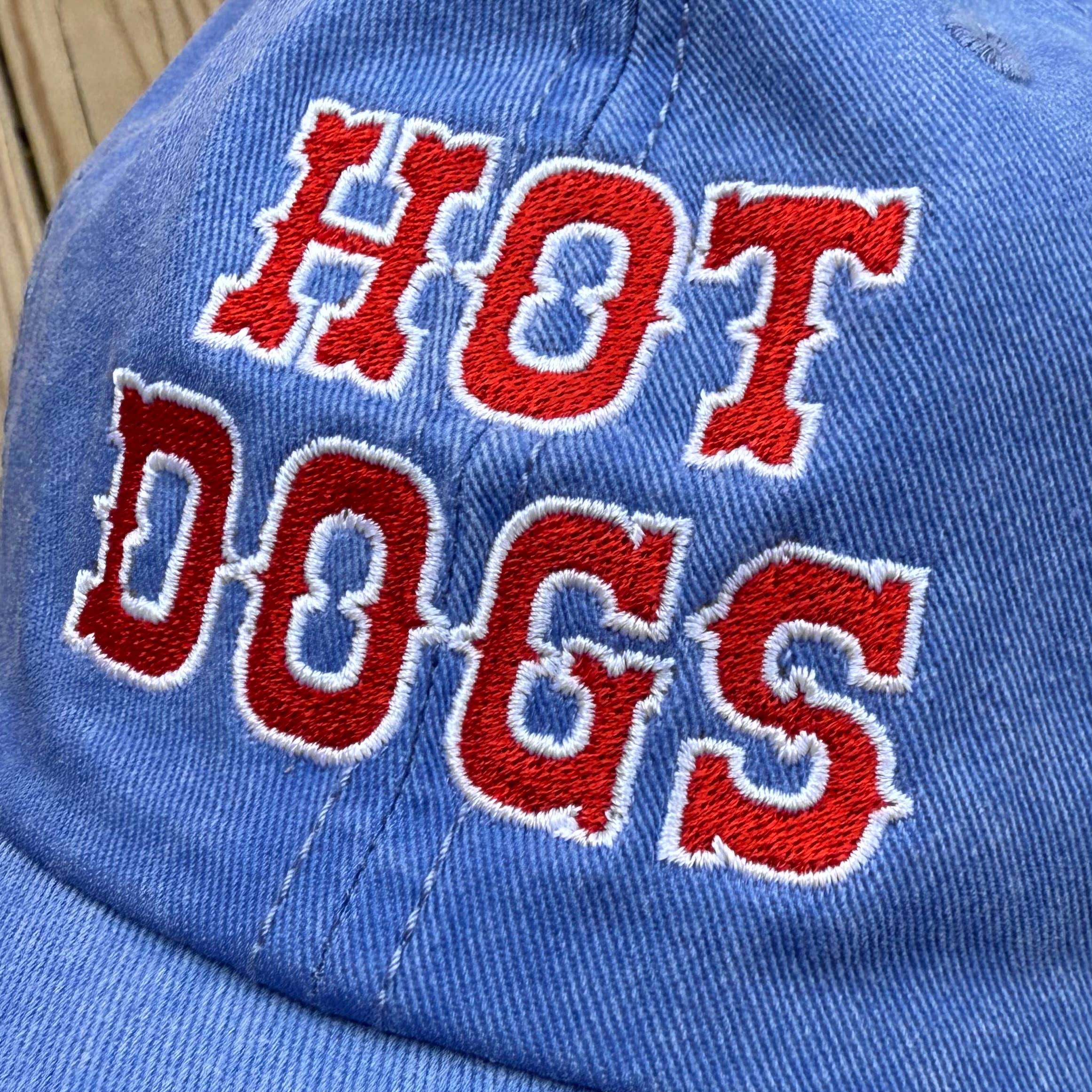 Hot dogs Blue Dad Hat