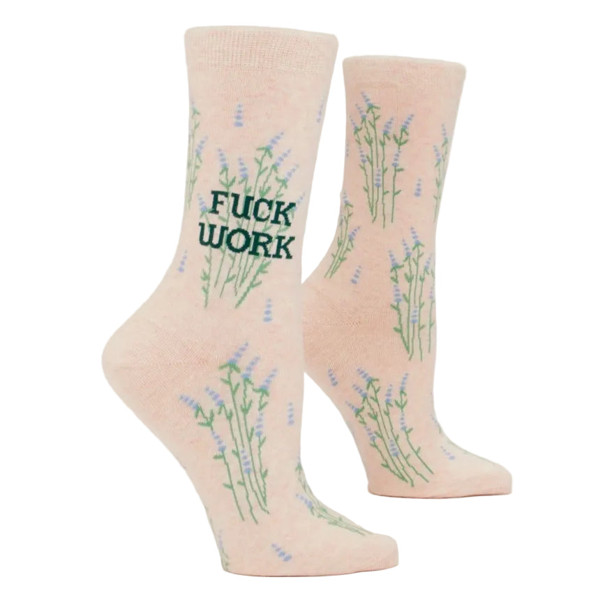 BLUE Q | Fuck Work Womens Socks