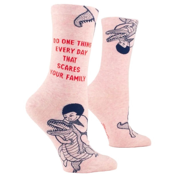 BLUE Q | Scares Your Family Womens Socks