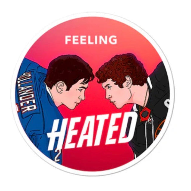 Feeling Heated Sticker