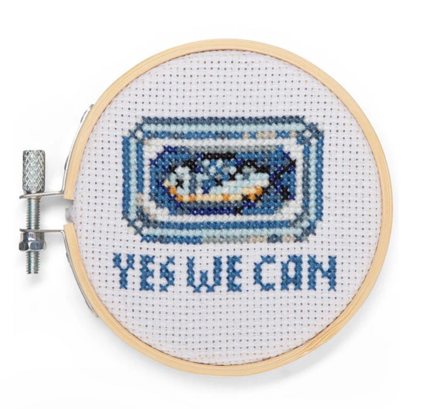 Kikkerland Mini Cross Stitch | Sardine