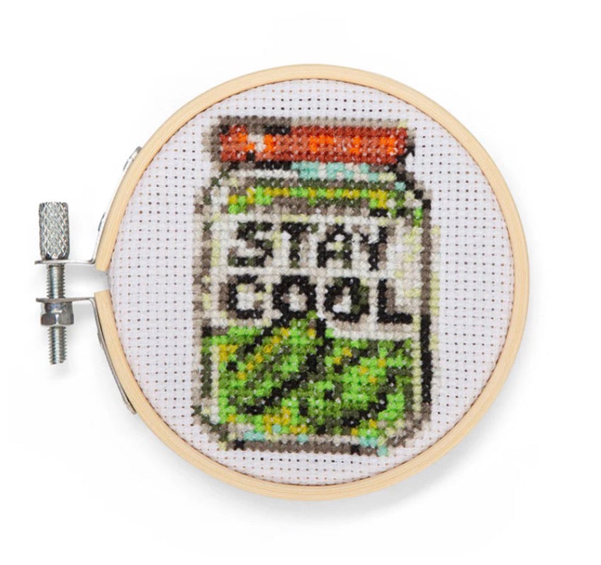 Kikkerland Mini Cross Stitch | Pickle