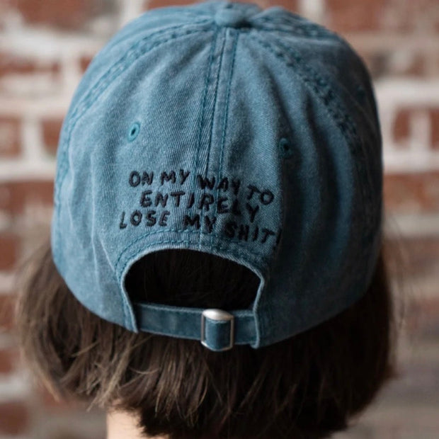Lose My Shit Frog & Snail Dad Hat