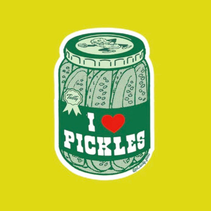 I Love Pickles Sticker