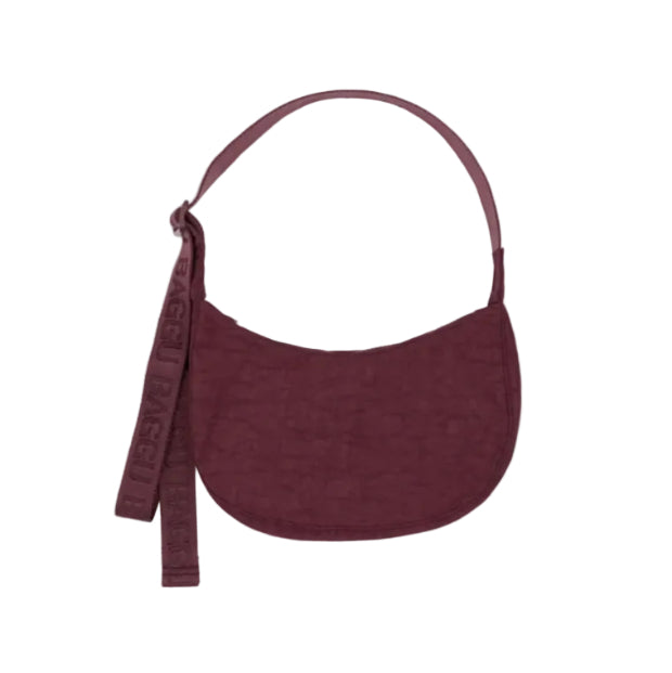 BAGGU | Small Crescent Mahogany