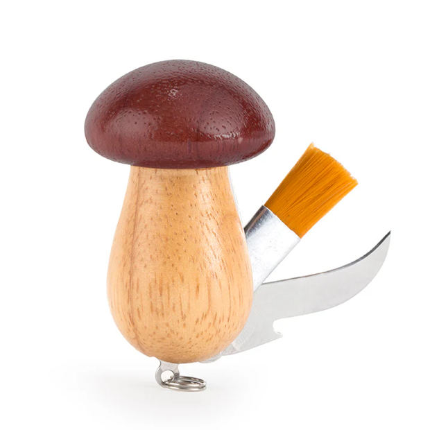 Kikkerland Mushroom Tool Keychain