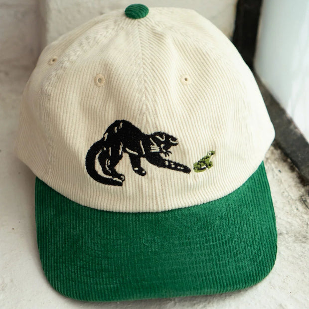 Frenemies Cat & Frog Corduroy Hat