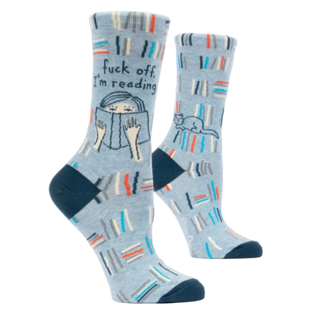 BLUE Q | Fuck Off Im Reading Womens Socks
