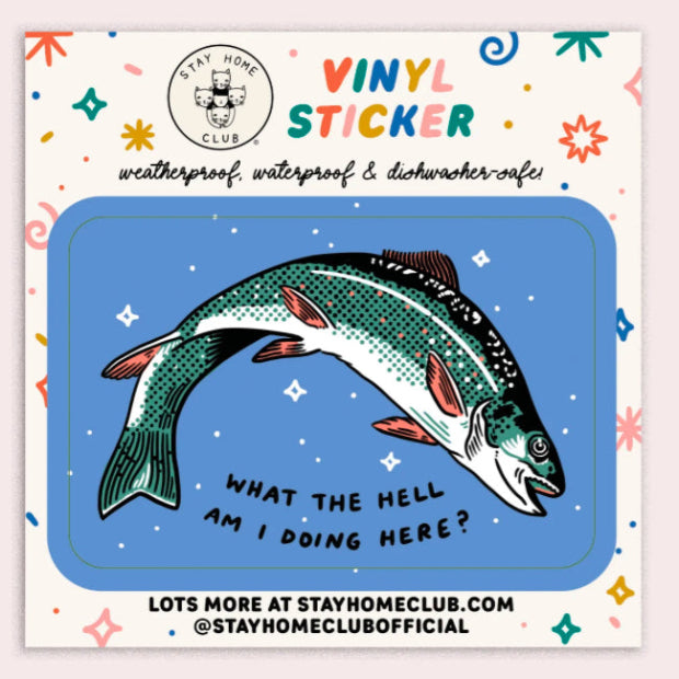 What The Hell Vinyl Sticker