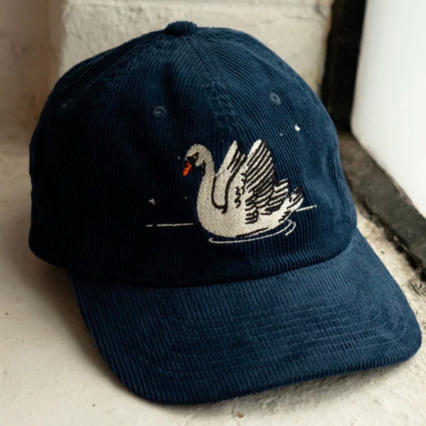 Night Swan Corduroy Hat