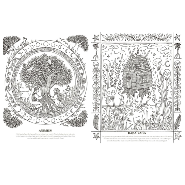Into The Coven Coloring Book