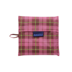 BAGGU | Big Reusable Bag Pink Tartan