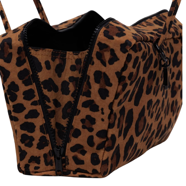 BAGGU | Nylon Bowler Bag Leopard