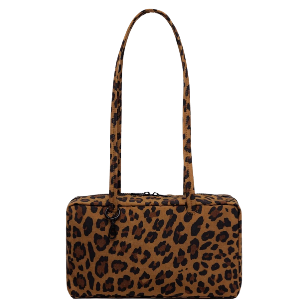 BAGGU | Nylon Bowler Bag Leopard