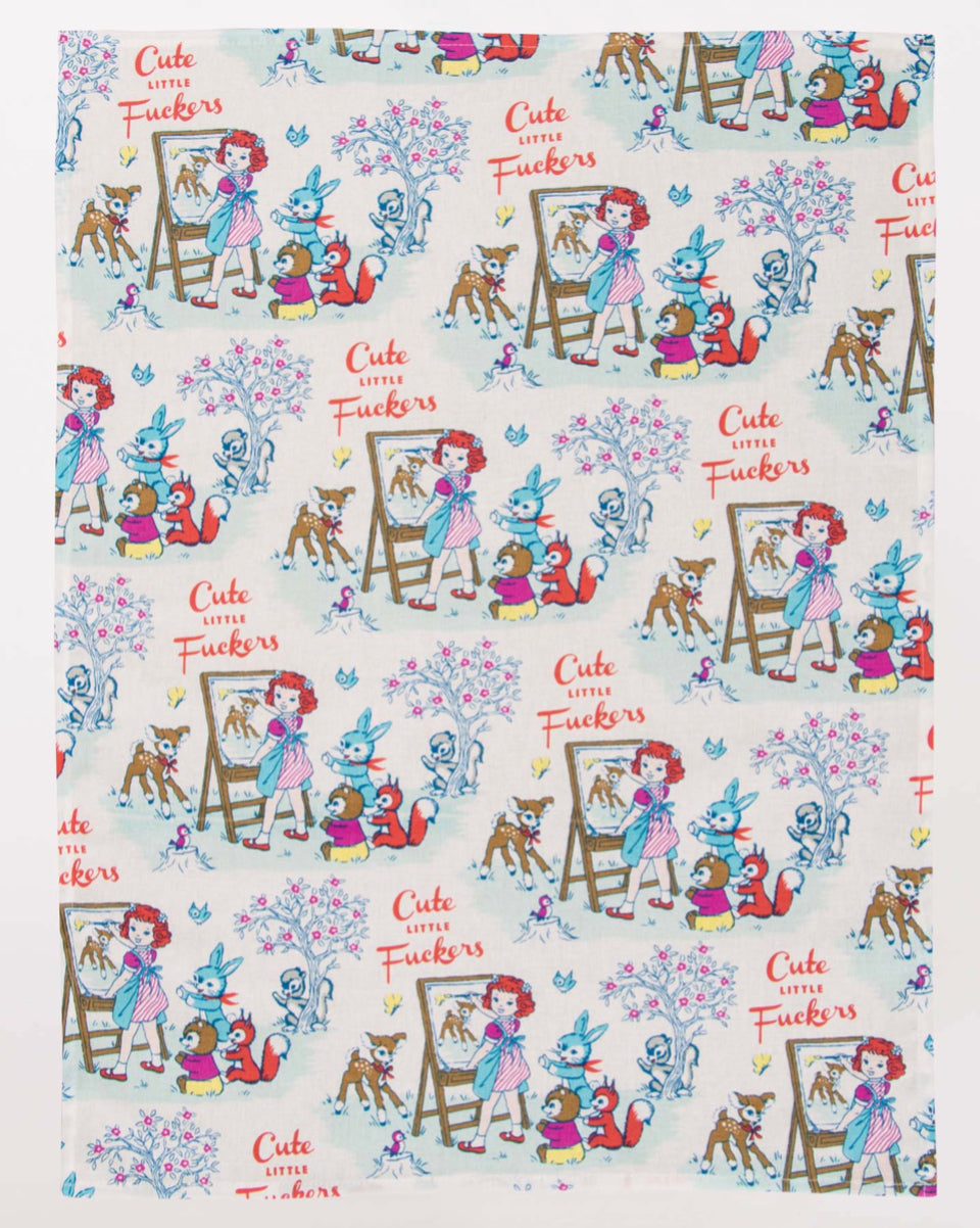 BLUE Q | Cute Little Fuckers Dish Towel