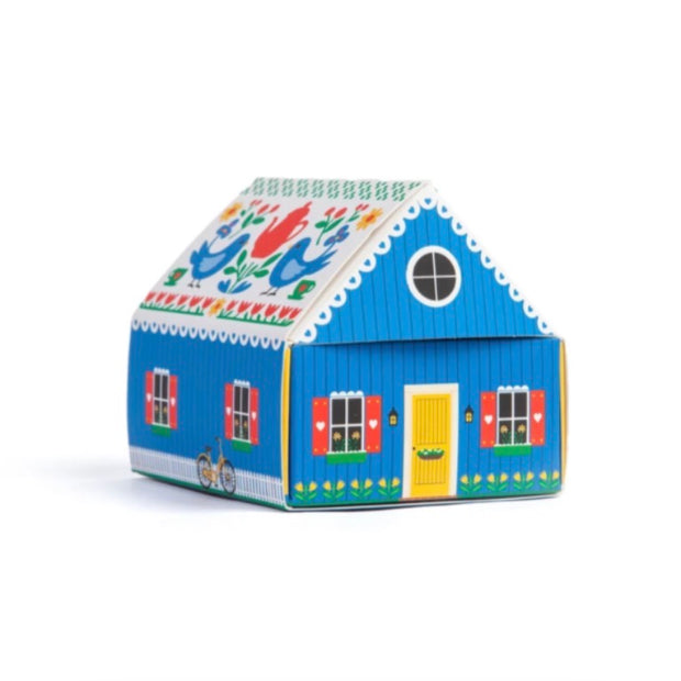 Blue Tiny Matchbox Cottage