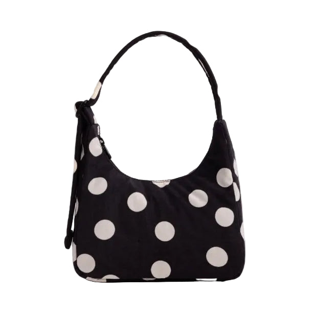 BAGGU | Shoulder Bag Mini Black Polka Dot